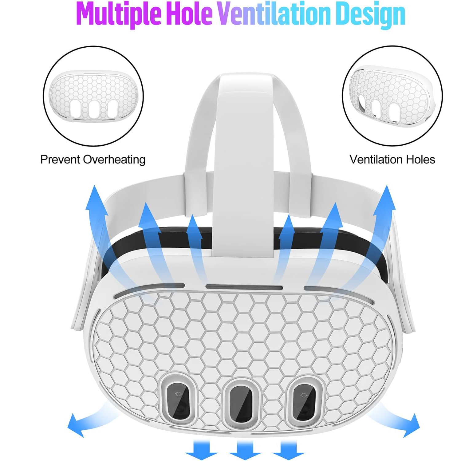 VR Shell Cover for Meta Quest 3 Silicone Anti-Scratch Protector