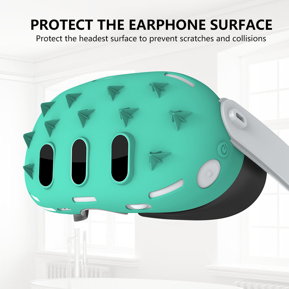 VR Protective Cover for Meta Quest 3 Silicone Anti-Slip Case