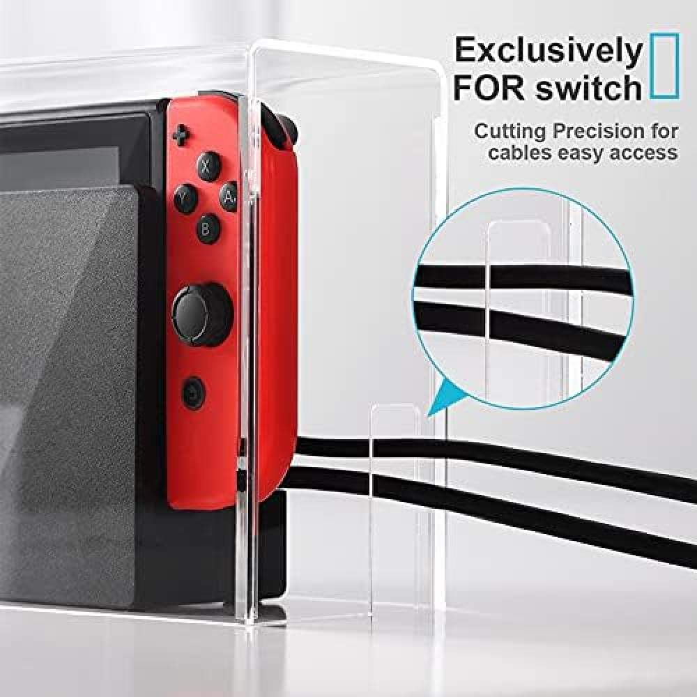 Clear Protective Case for Nintendo Switch & OLED – Acrylic Display Cover