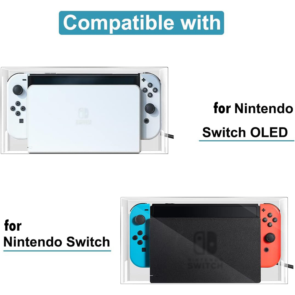 Clear Protective Case for Nintendo Switch & OLED – Acrylic Display Cover