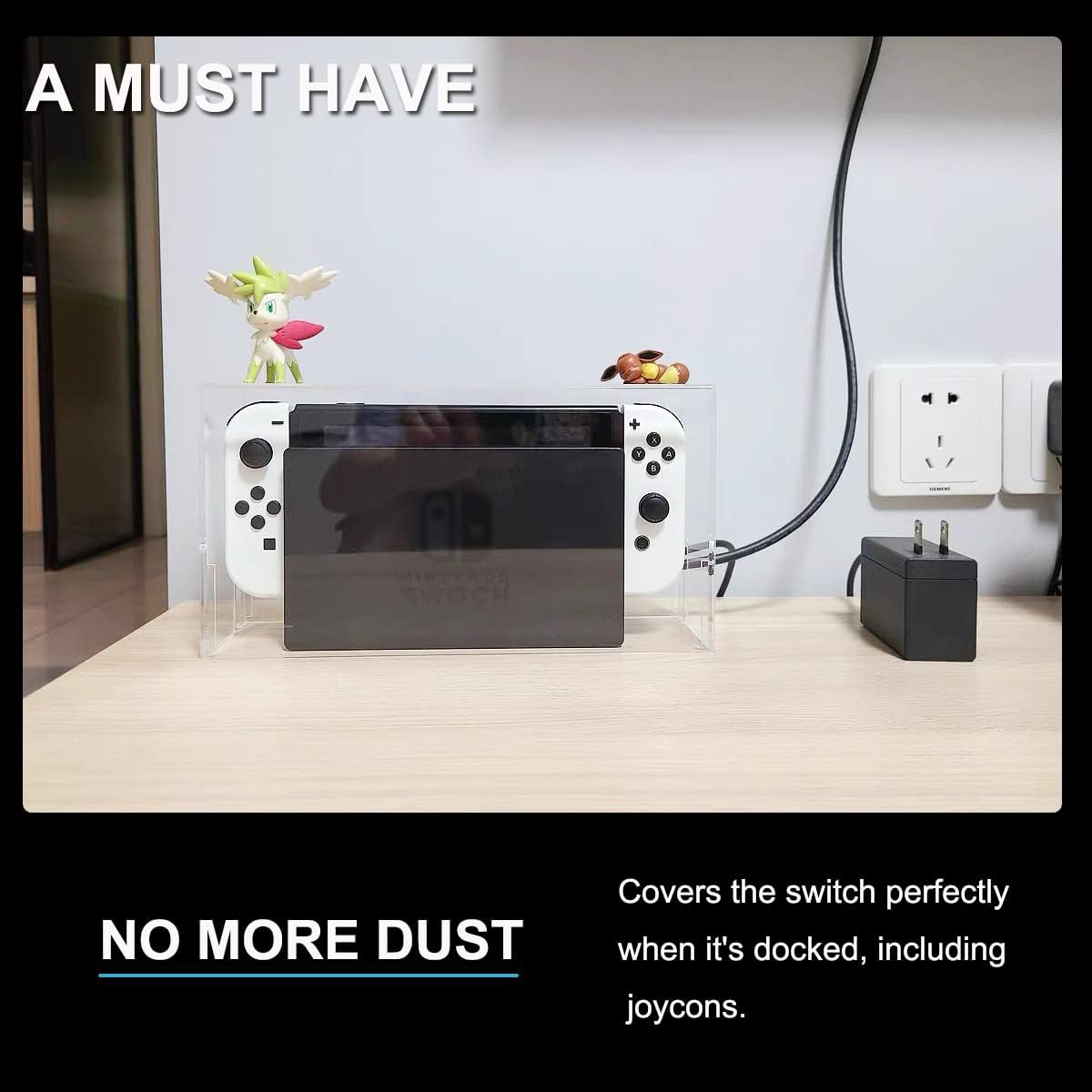 Clear Protective Case for Nintendo Switch & OLED – Acrylic Display Cover