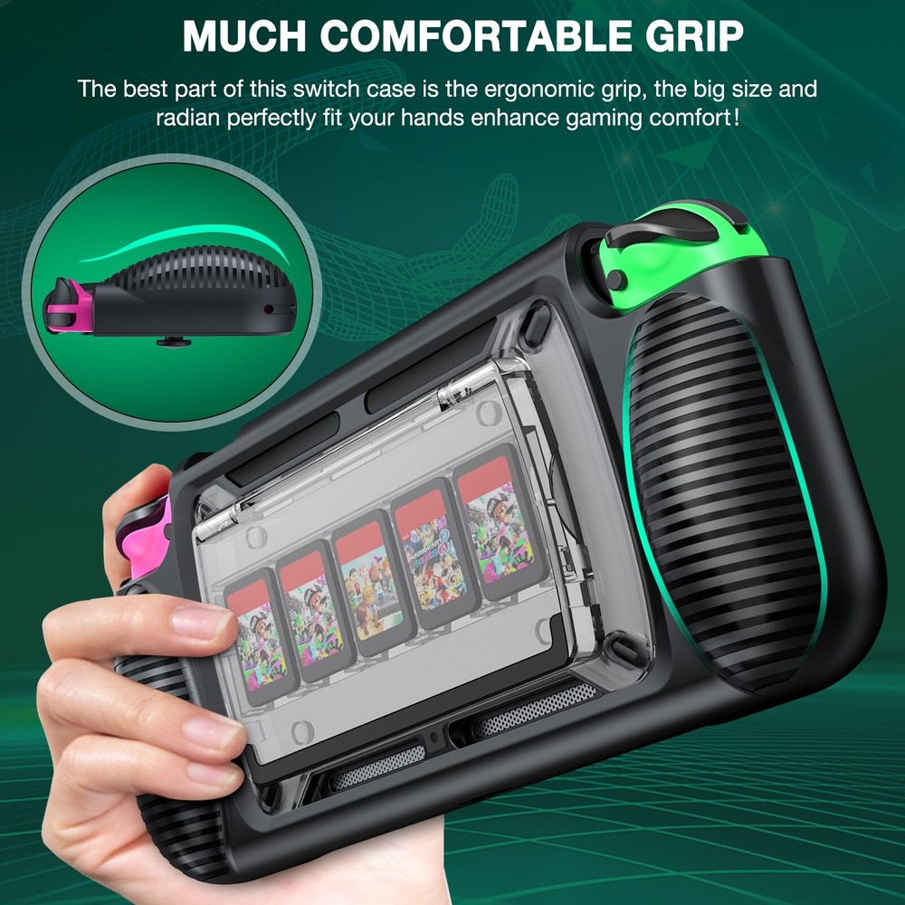 Protective Grip Hard Case for Nintendo Switch & Joy-Pad Controllers