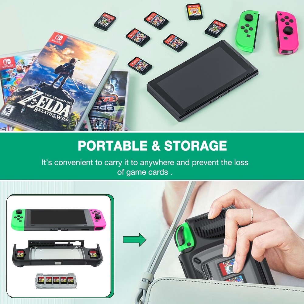 Protective Grip Hard Case for Nintendo Switch & Joy-Pad Controllers