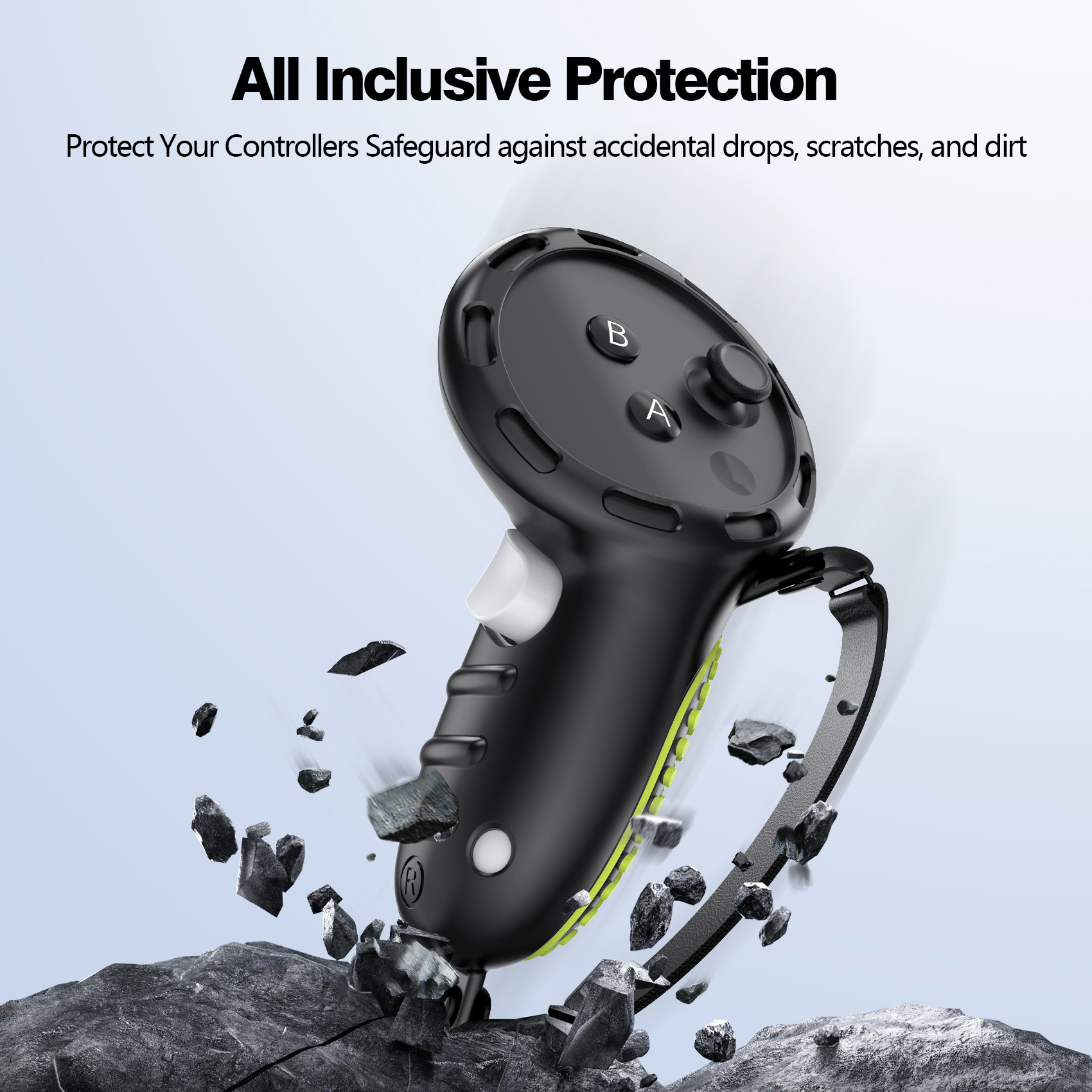 Controller Grip for Meta Quest 3S/3 VR Touch Controllers Protective Case