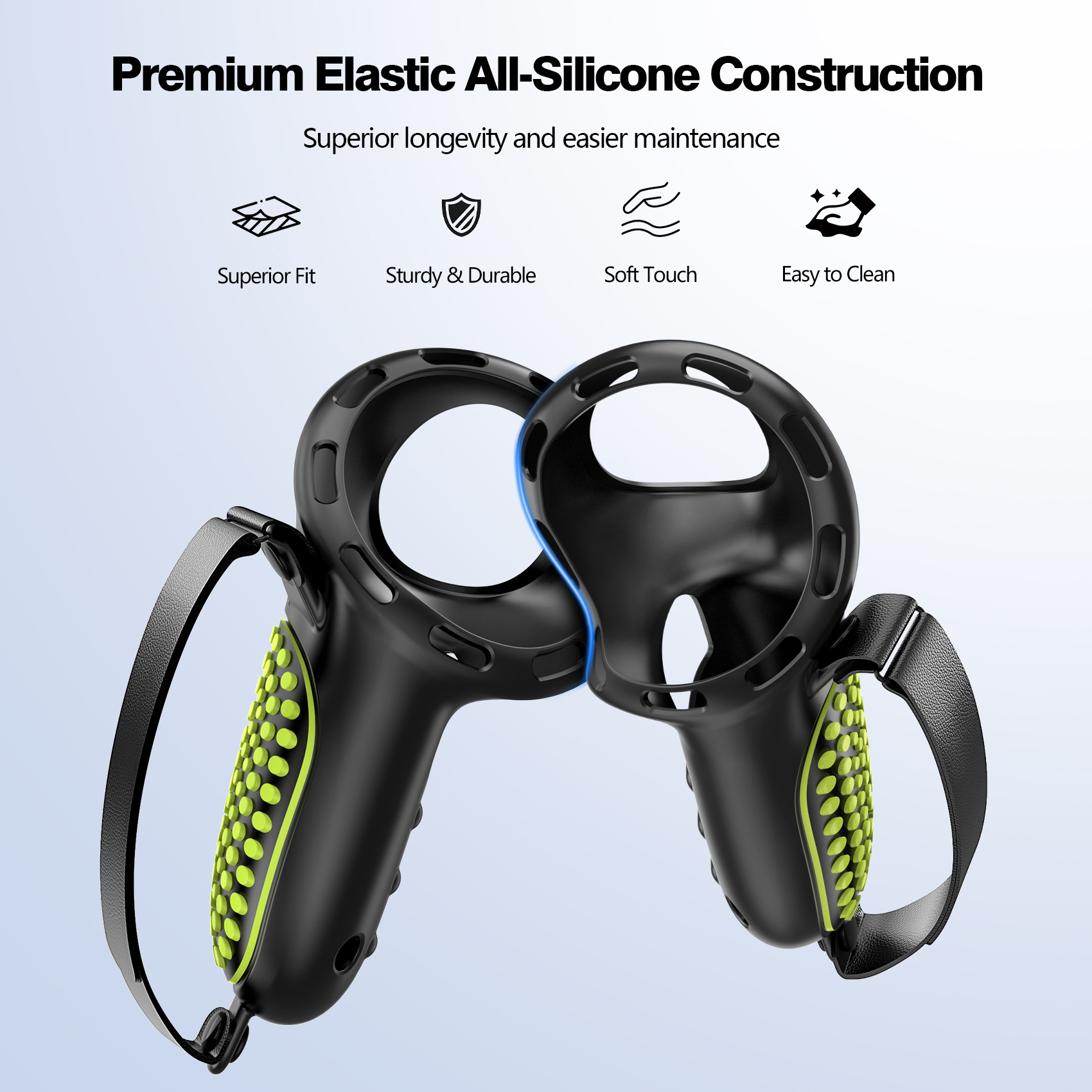 Controller Grip for Meta Quest 3S/3 VR Touch Controllers Protective Case