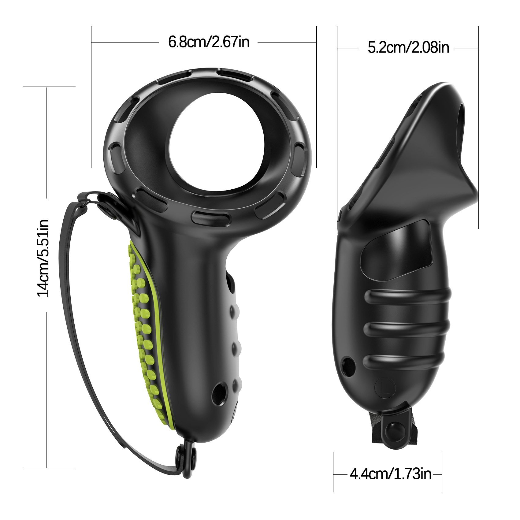 Controller Grip for Meta Quest 3S/3 VR Touch Controllers Protective Case