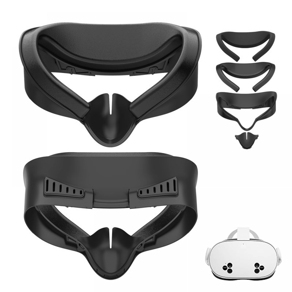 Facial Interface Foam Replacement for Meta Quest 3S, Anti-Leak, Breathable