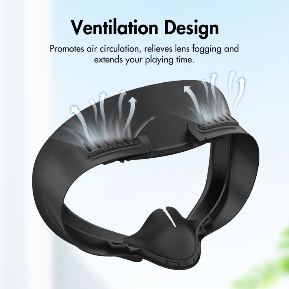Facial Interface Foam Replacement for Meta Quest 3S, Anti-Leak, Breathable