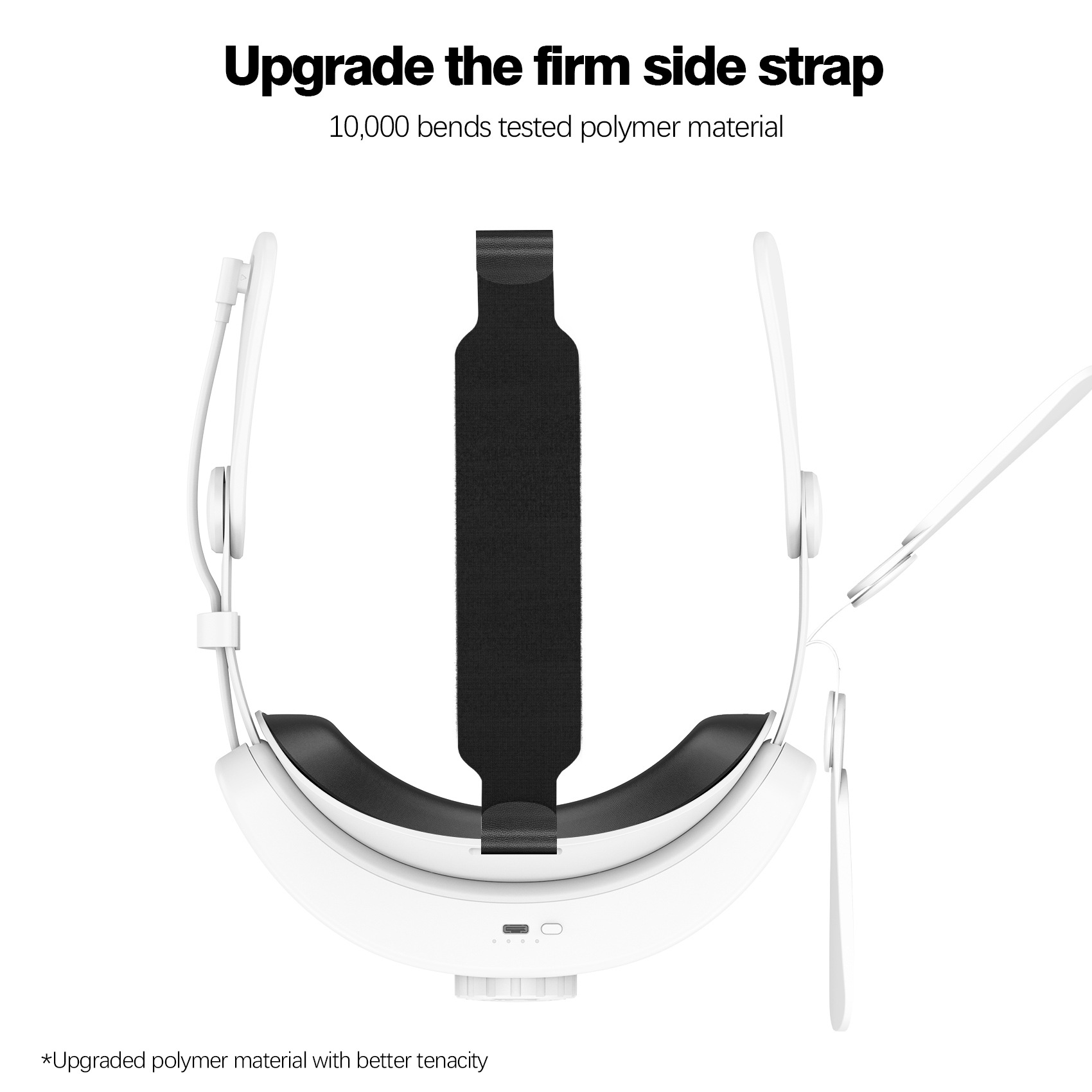 Headband with 10000mAh Battery for Meta Quest 3S, 8-Hour Extended Play