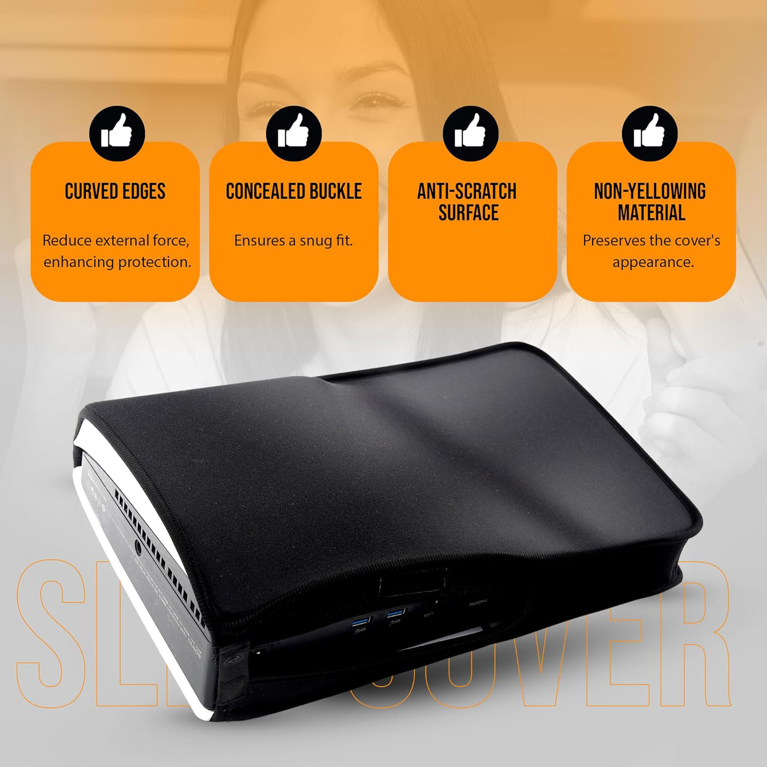 Dustproof Cover for PlayStation 5 Slim Console Digital & Disc Edition