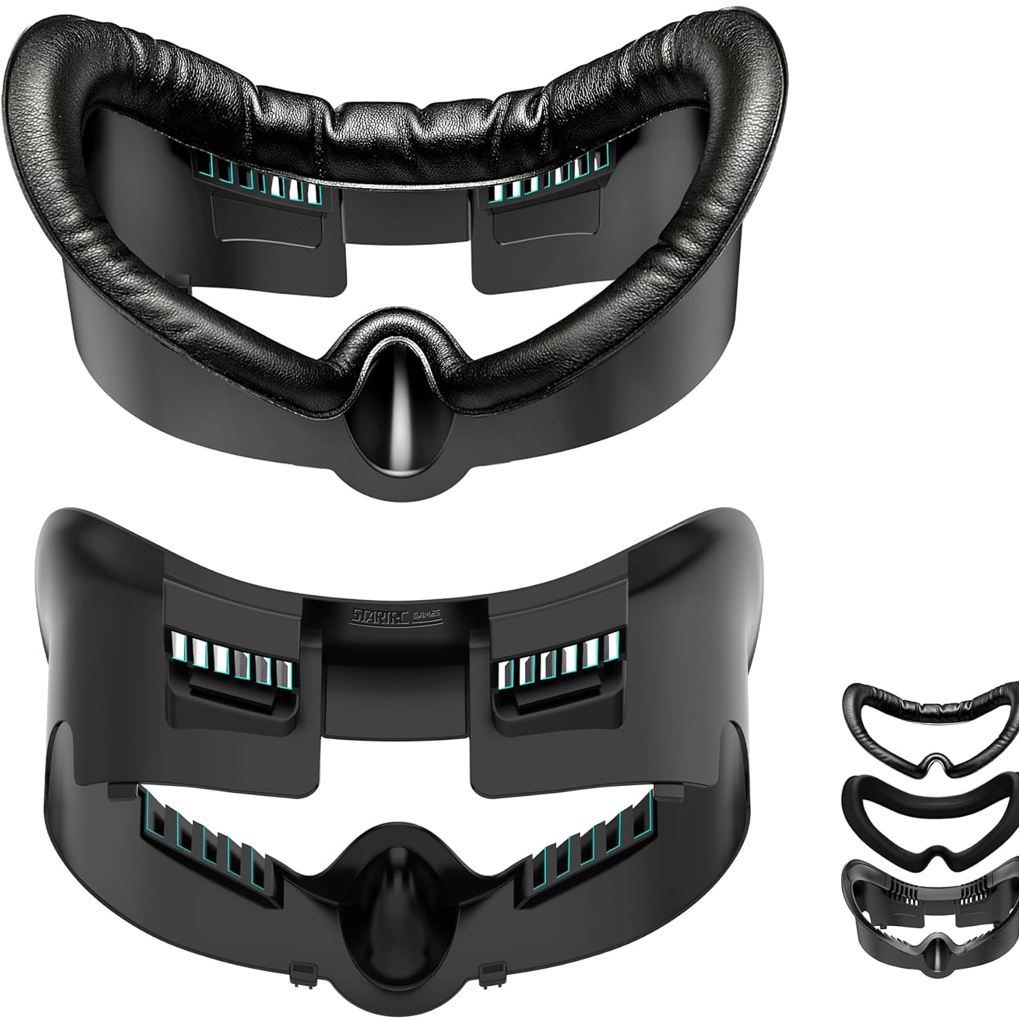 Facial Interface for Meta Quest 3 - Sweat-Proof PU Leather with Air Circulation
