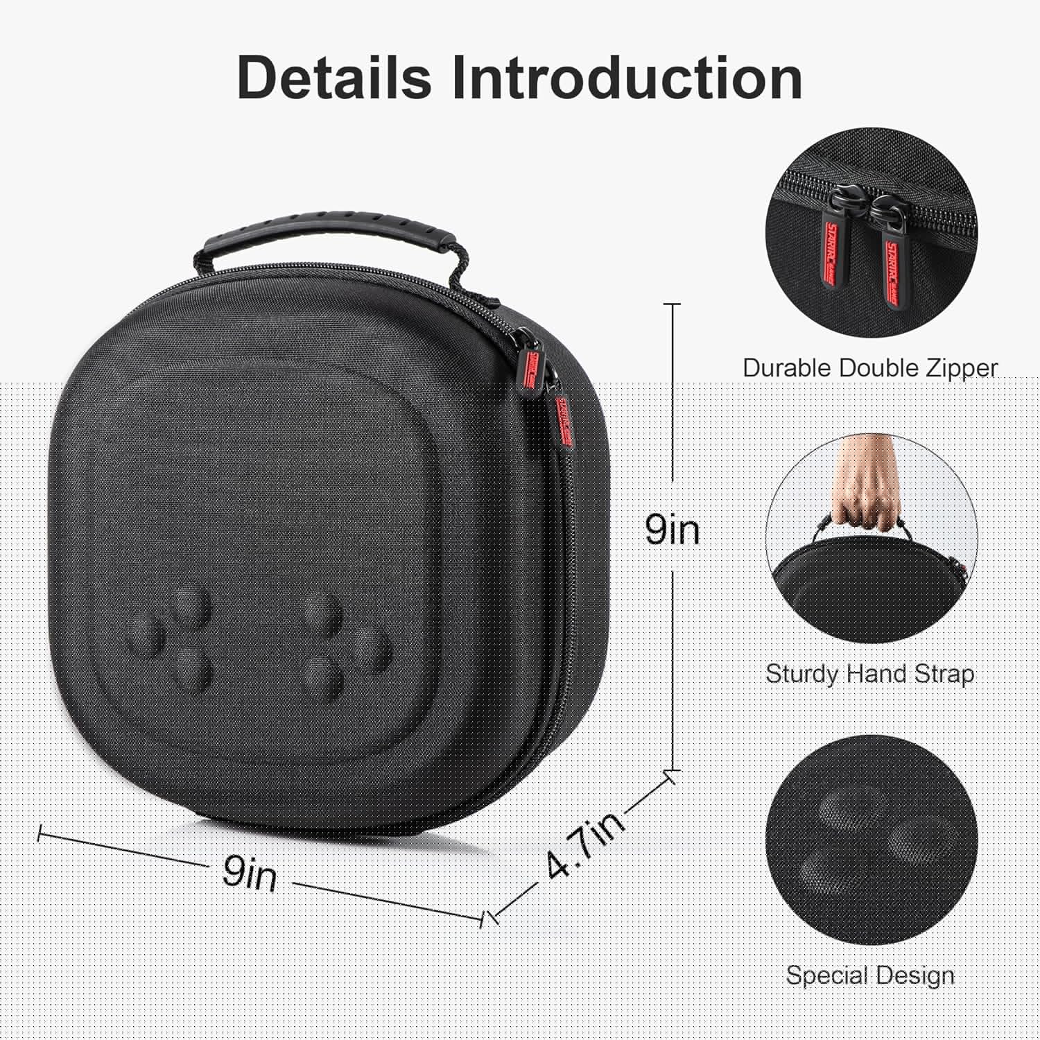 Hard Carrying Case for Meta Quest 3S/3 with VR Headset & Controller Storage