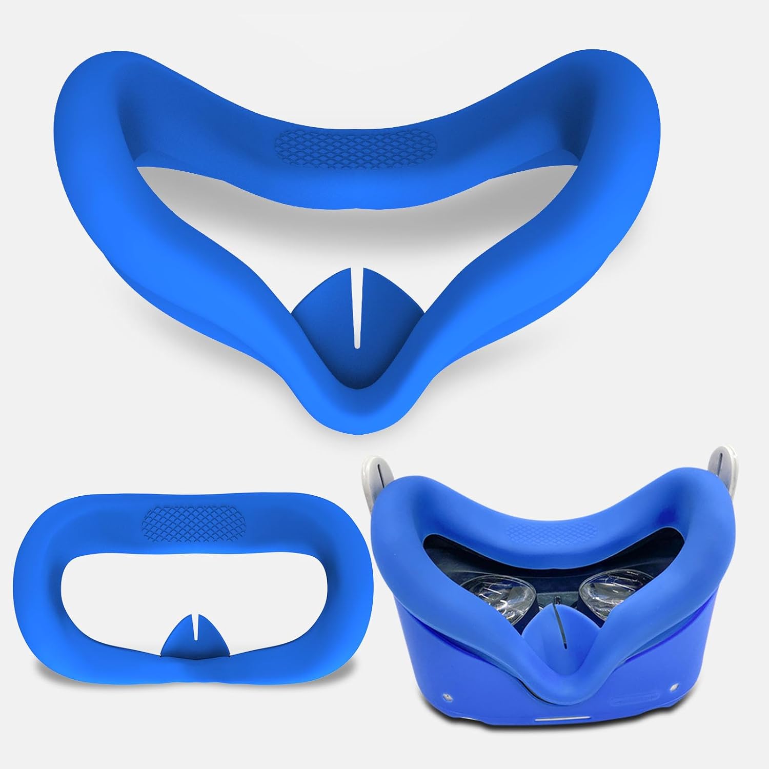 VR Protective Cover Set for Quest 2 Silicone Shell, Controller Grips, Face Cover