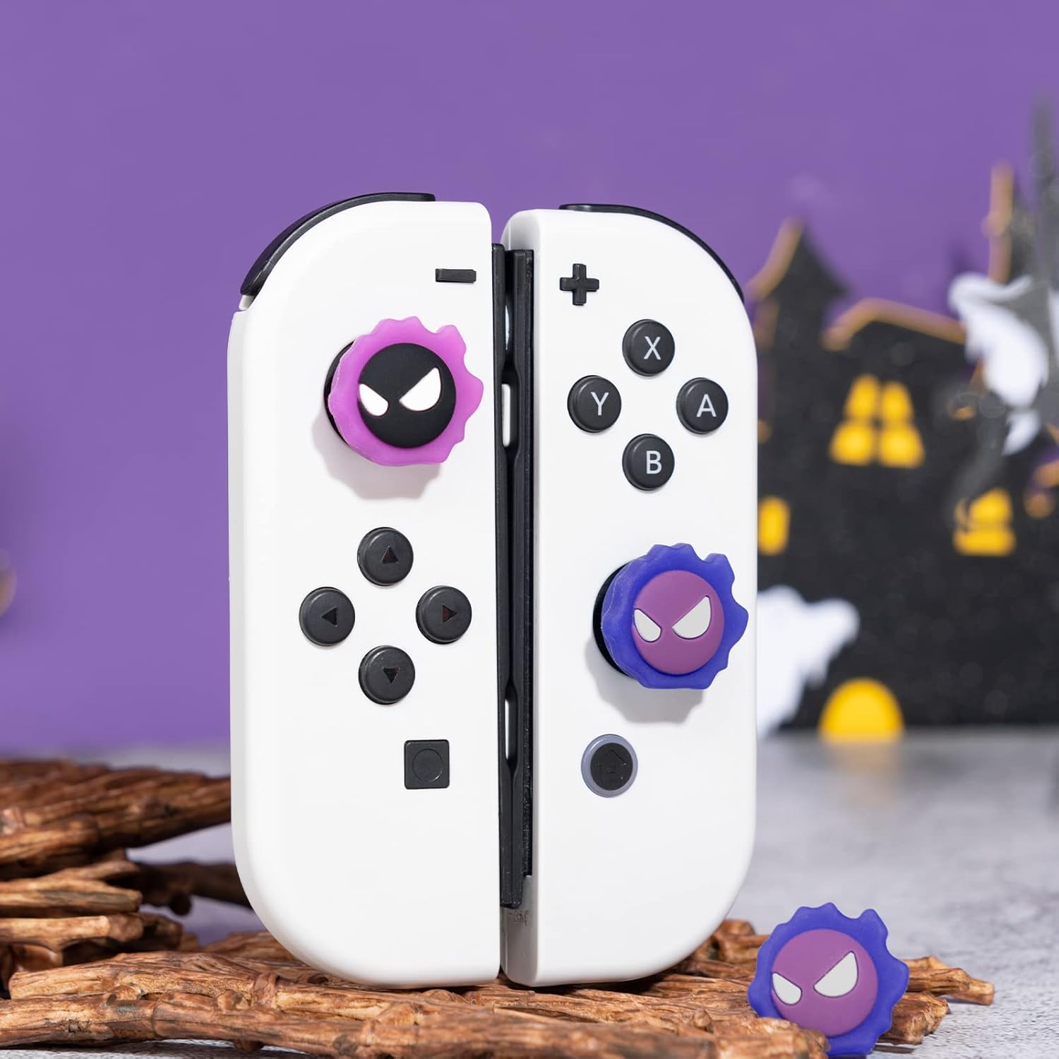 Game Controller Thumb Grip Caps for Switch/OLED/Lite, 4-Pcs Joystick Covers
