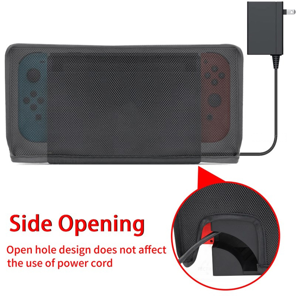 Dustproof Protective Shield for Switch OLED with Mesh Ventilation
