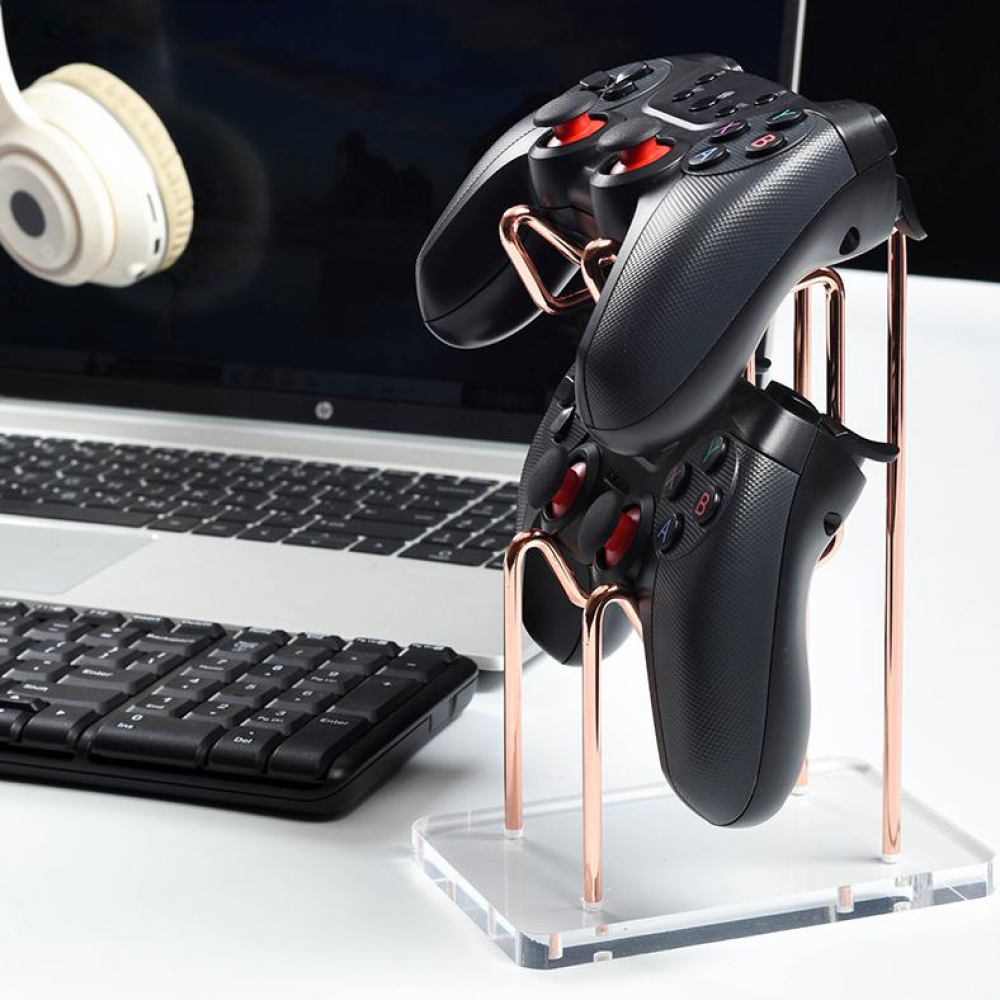 Metal Gaming Controller Stand Headphone Holder for PlayStation/Xbox/Switch/PC