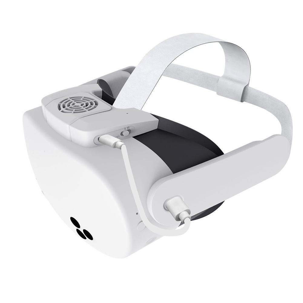 VR Cooling Fan for Meta Quest 3S Three-Speed Adjustable with LED Display