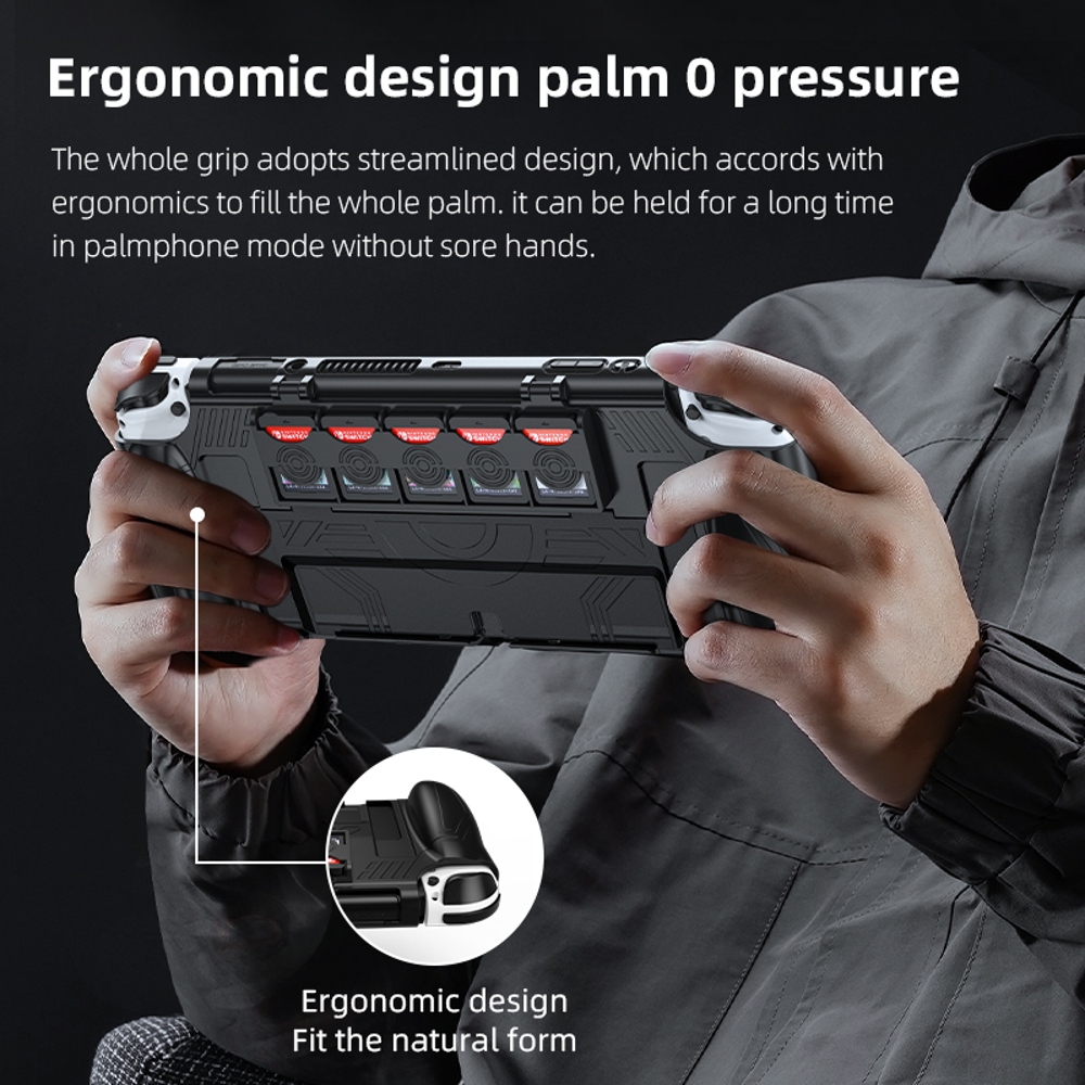 Protective Case for Nintendo Switch OLED with Card Slots