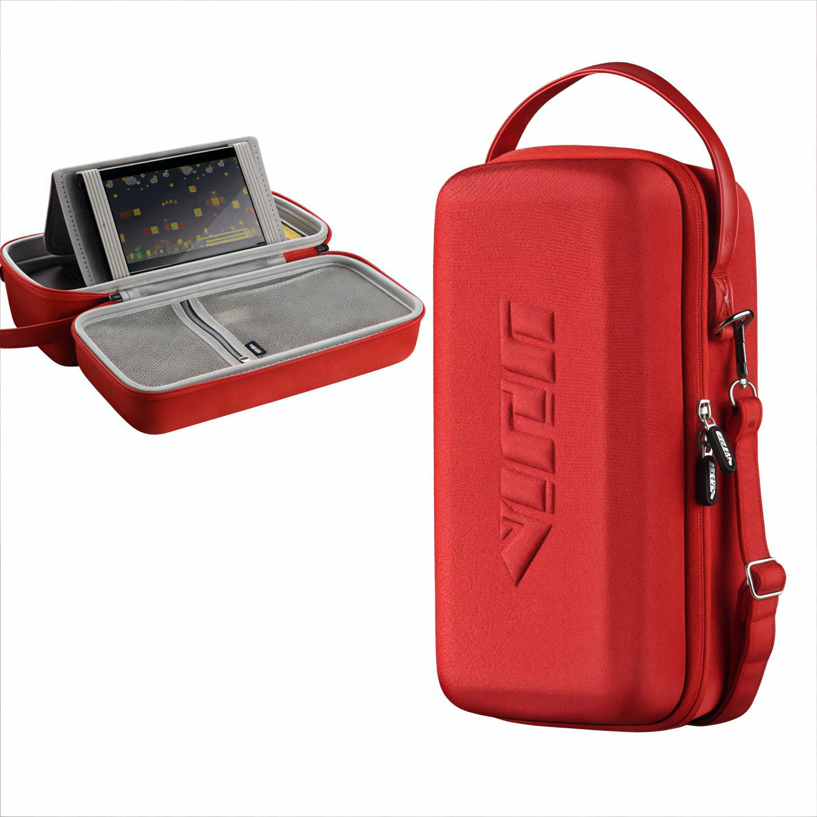 Hard Protective Case for Nintendo Switch OLED with EVA Shell Oxford Fabric