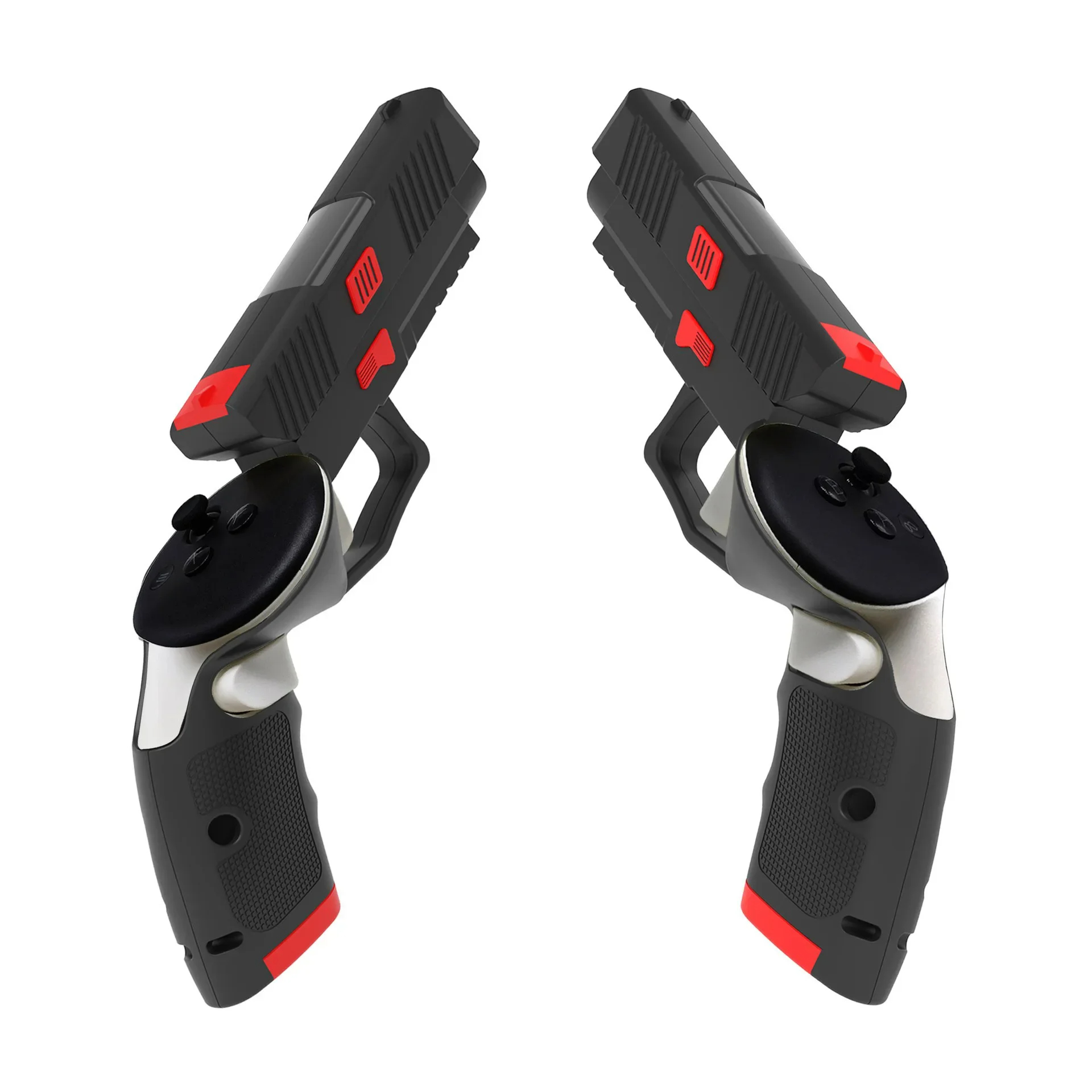Gun-Shaped Grip for Meta Quest 3 Controller VR Shooting Game