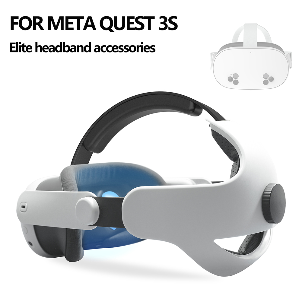 Adjustable Breathable Head Strap for Meta Quest 3/3S with Sponge Pad