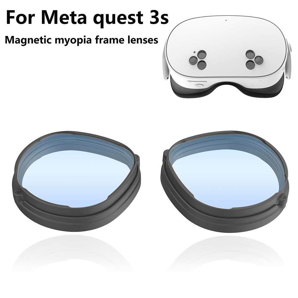 VR Lens Frame for Meta Quest 3S – Anti-Blue Light HD Snap-On