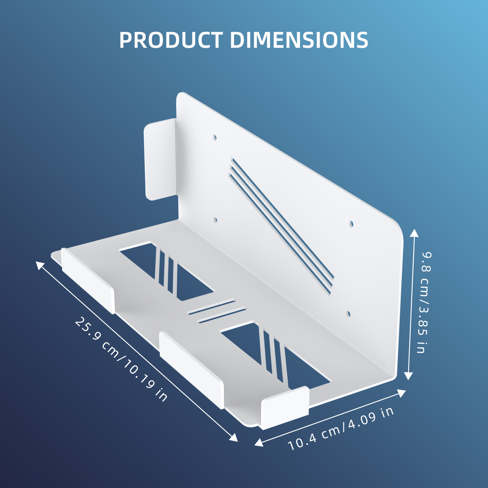 Wall Mount for PlayStation 5 Pro/Slim Console Metal Controller Holder