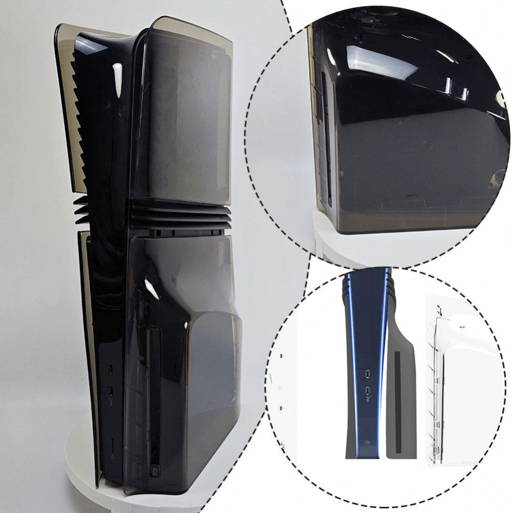Replacement Faceplate for PlayStation 5 Pro - Anti-Scratch Dustproof Cover Shell