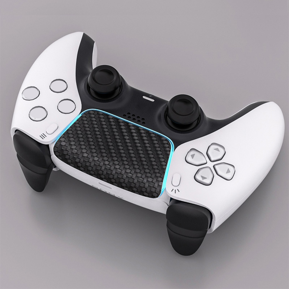 2-Pack Game Controller Touchpad Protector Skin Stickers Textured for PS5 Gamepad