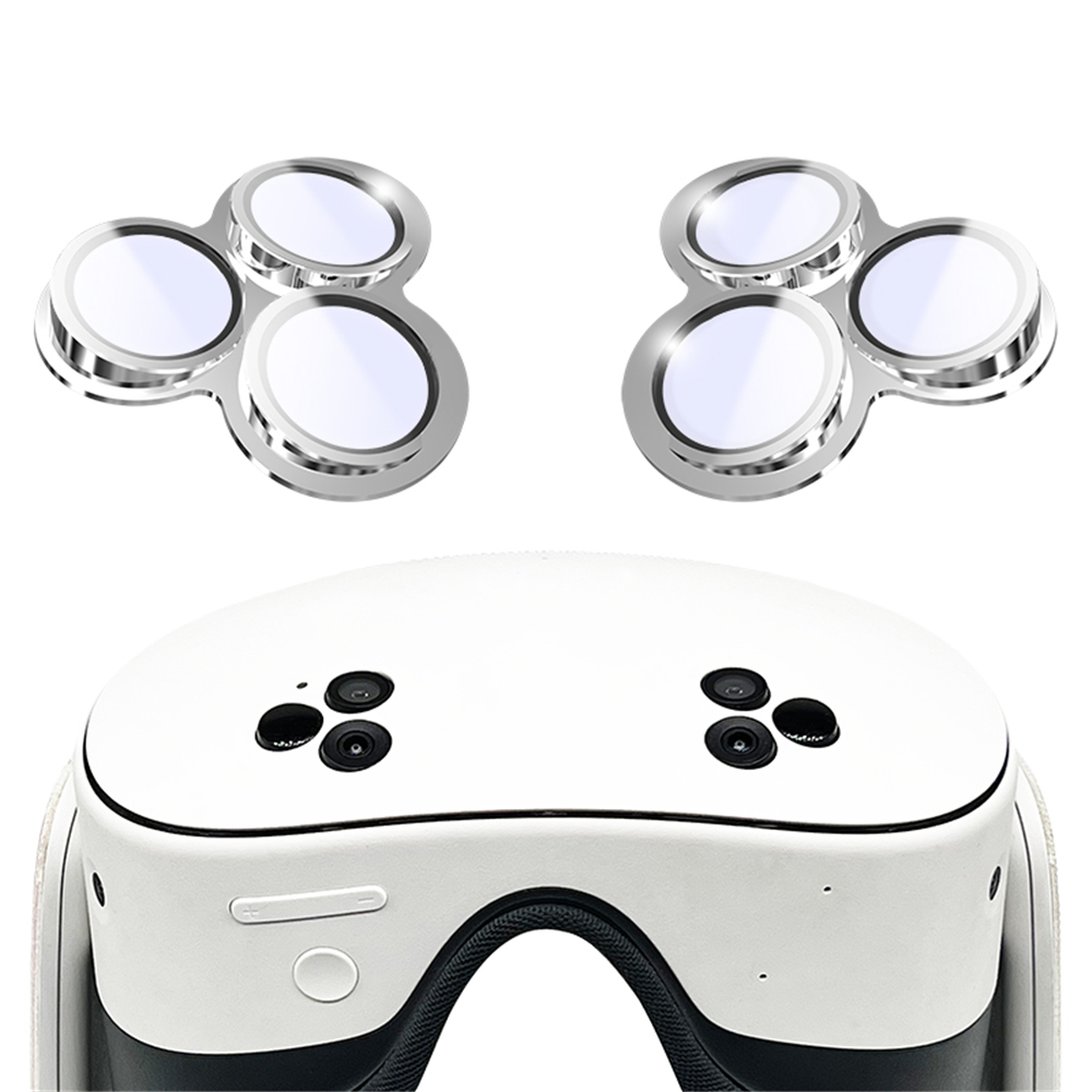 Lens Protector for Meta Quest 3S - 9H Tempered Glass with Aluminum Frame