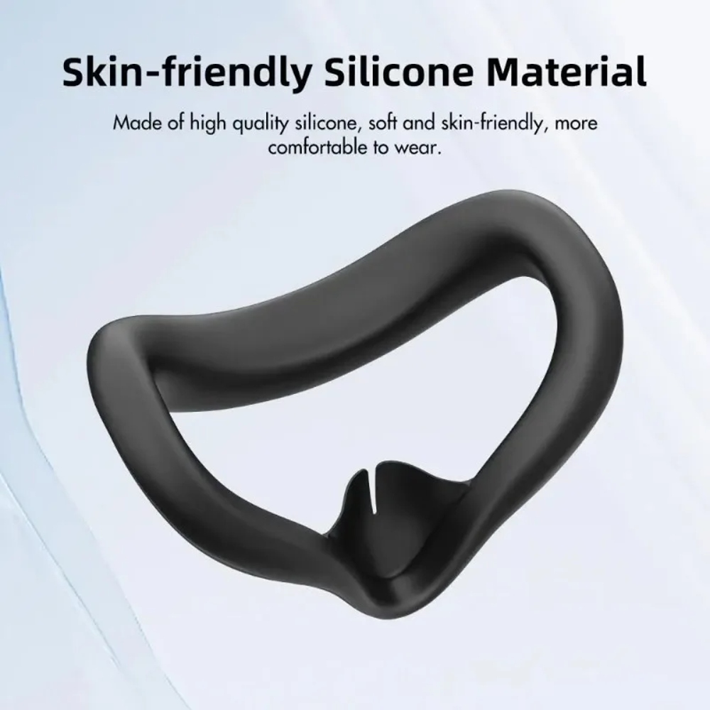 VR Silicone Face Cover for Meta Quest 3S - Light Leakage & Sweat Resistant