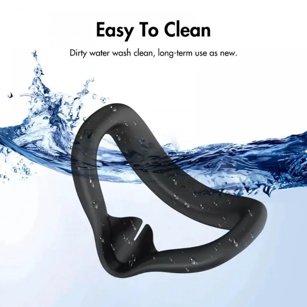 VR Silicone Face Cover for Meta Quest 3S - Light Leakage & Sweat Resistant