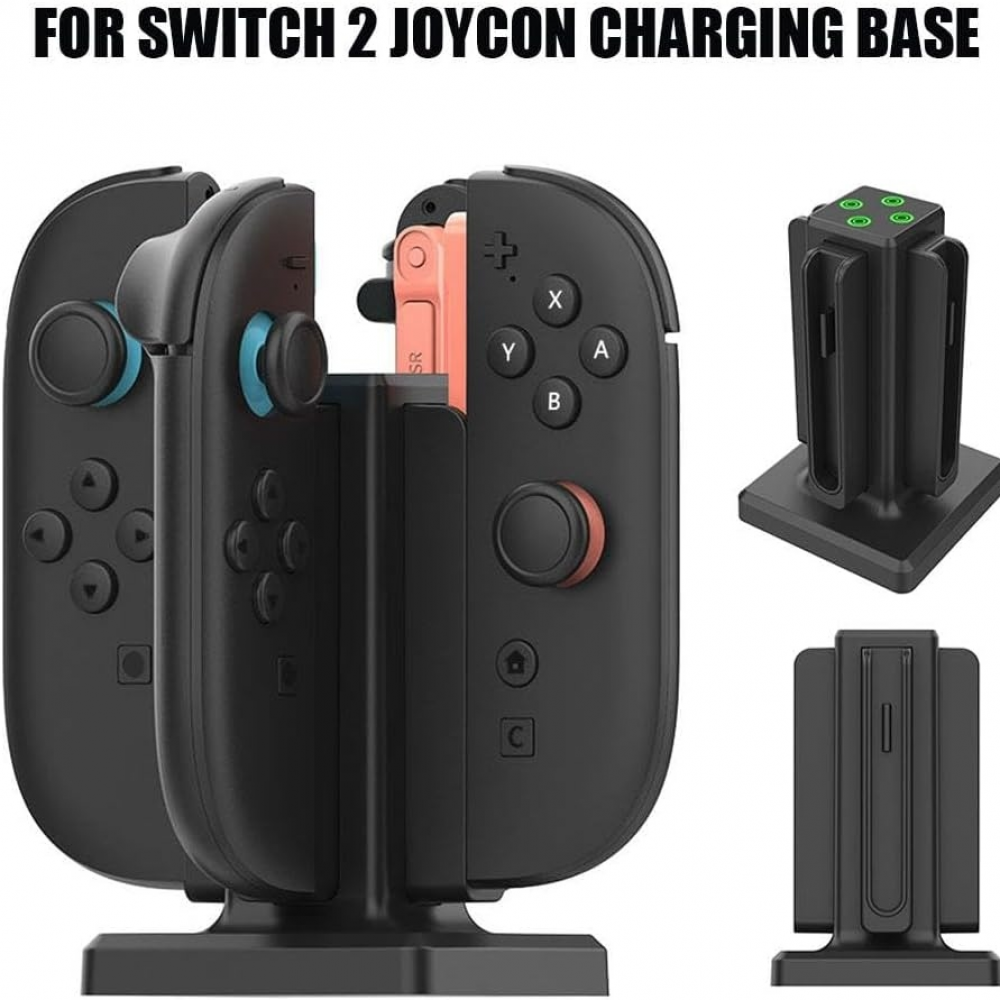 Charging Dock for Nintendo Switch 2 with LED Indicator & USB-C Cable
