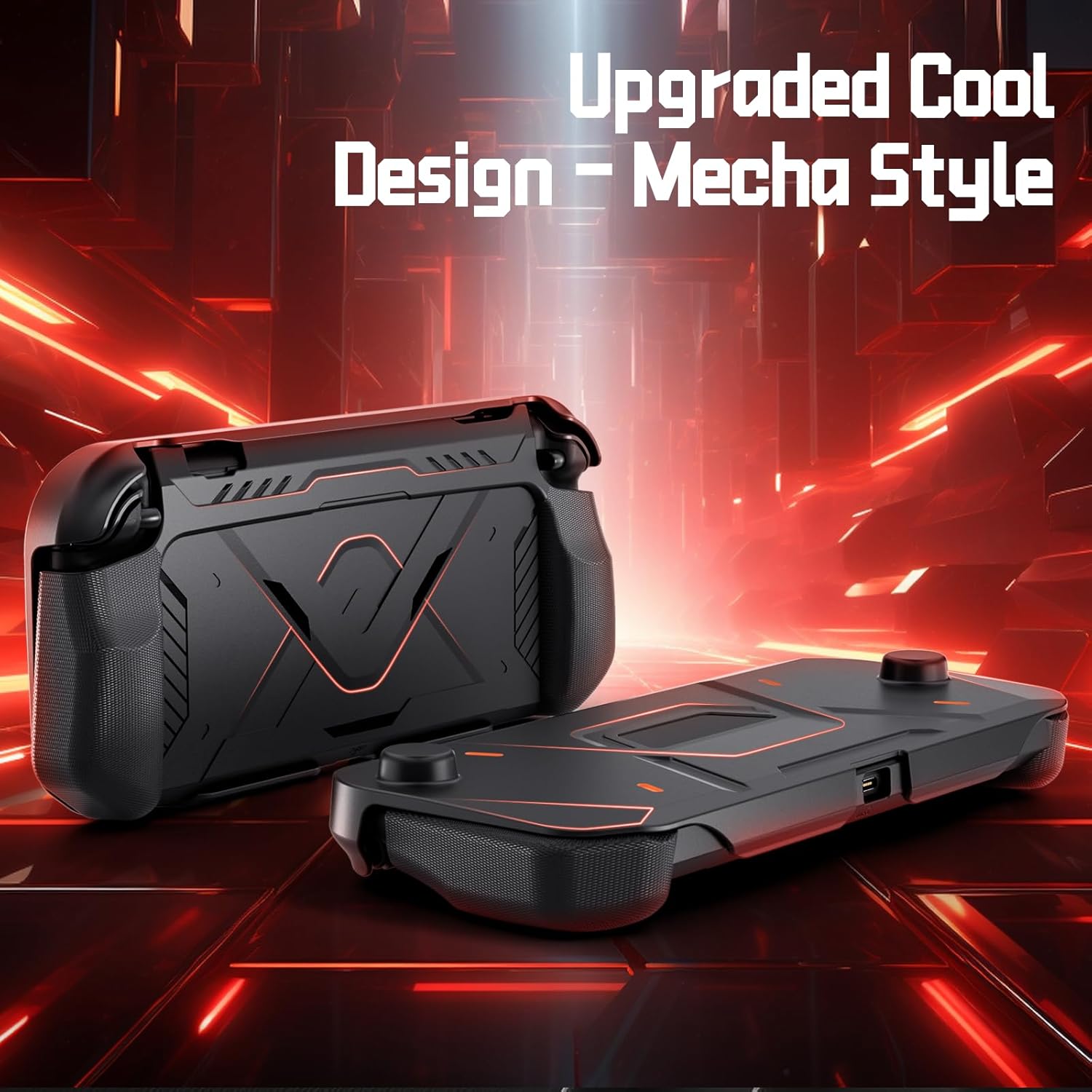 For Switch 2 Case Hard Mecha Style Drop Resistant Protective Cover