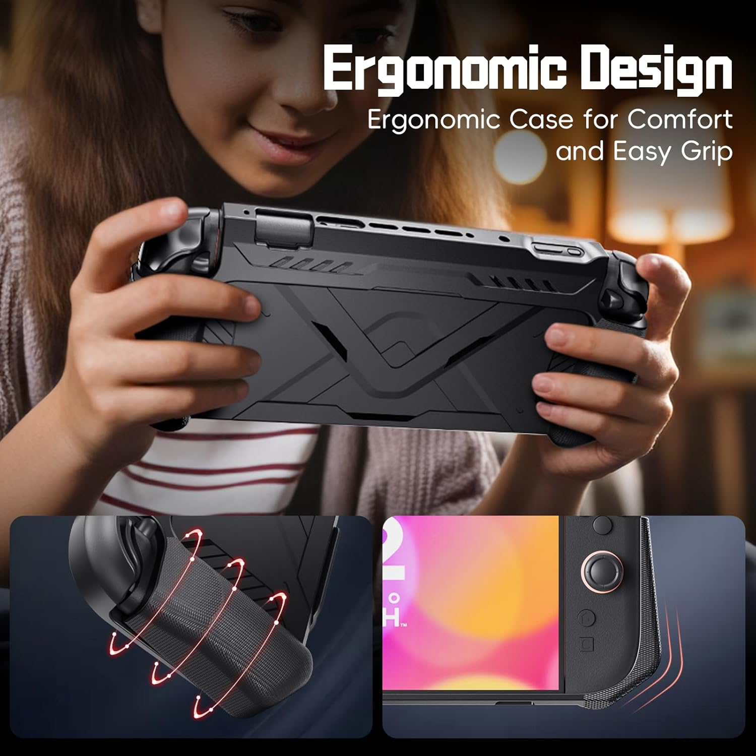 For Switch 2 Case Hard Mecha Style Drop Resistant Protective Cover