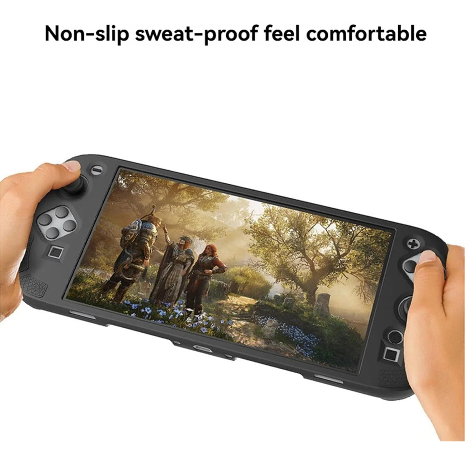 Dockable Case for Switch 2 with Kickstand Non-Slip Silicone Cover