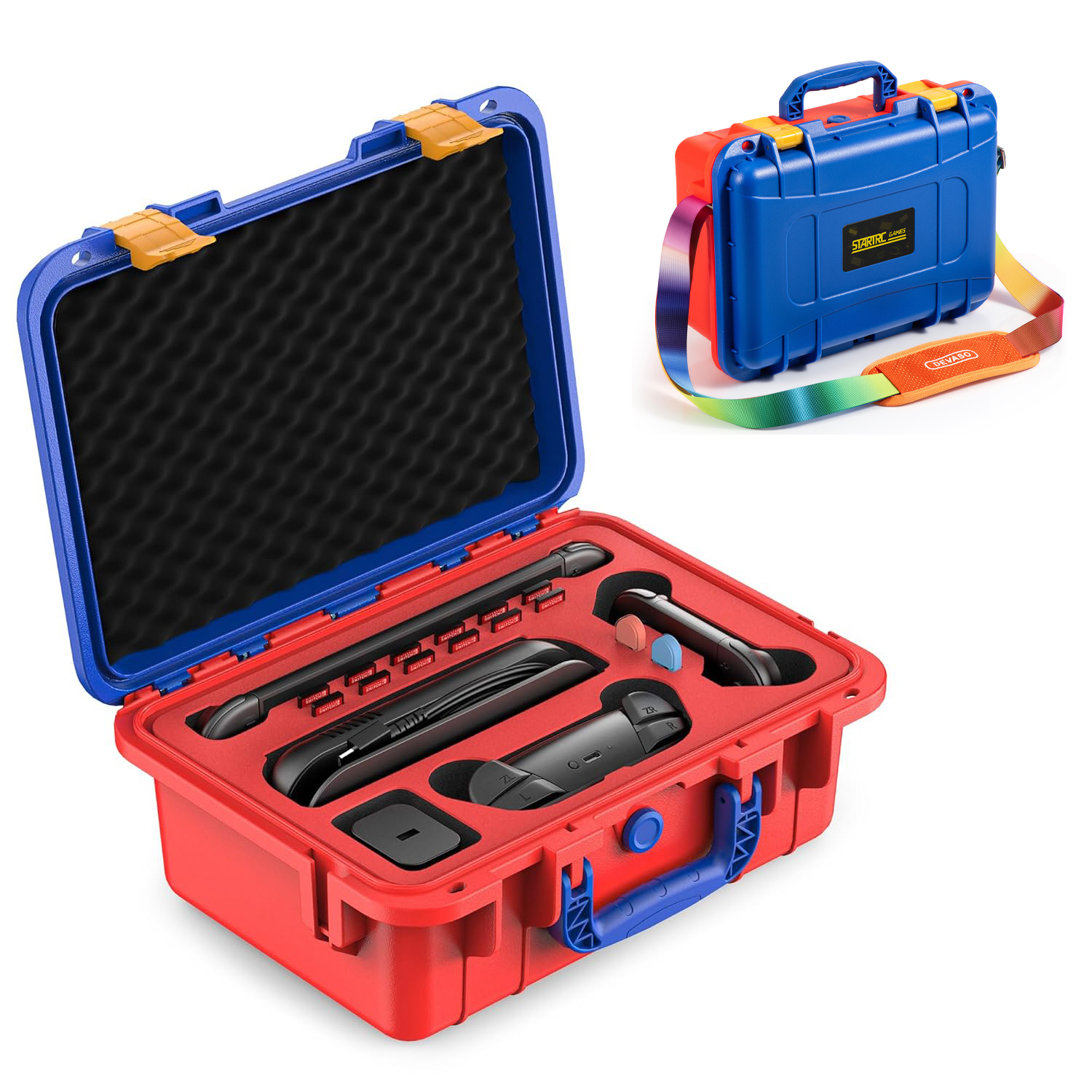 Hard Travel Case for Nintendo Switch 2, IP67 Waterproof with Soft Lining