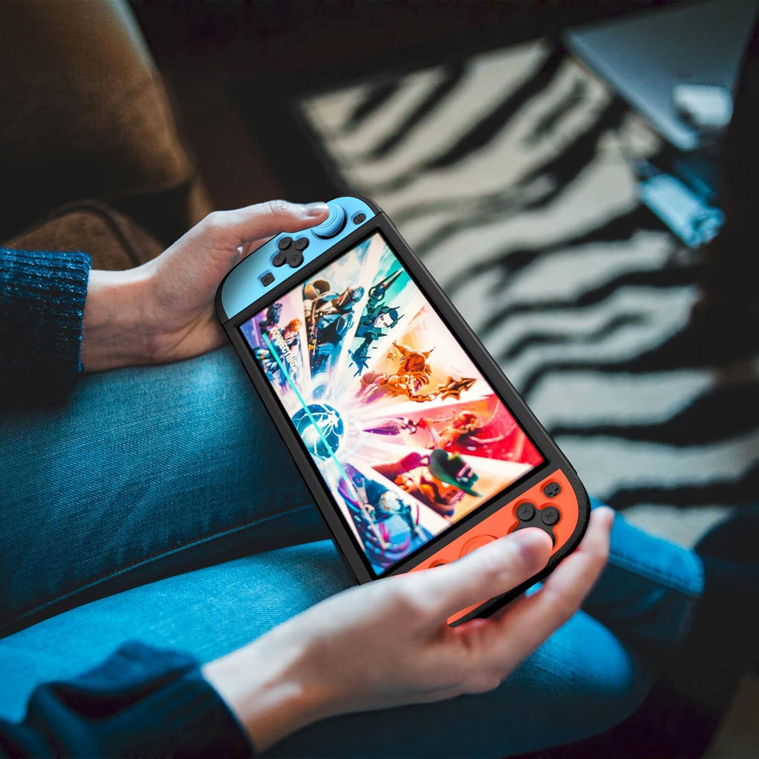 Protective Silicone Case for Nintendo Switch 2, Soft Slim Split Design