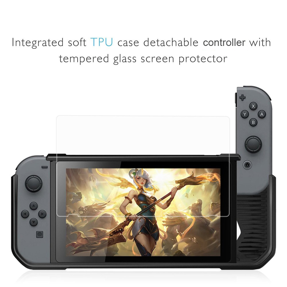 For Nintendo Switch Tempered Screen Protector & Protective Case