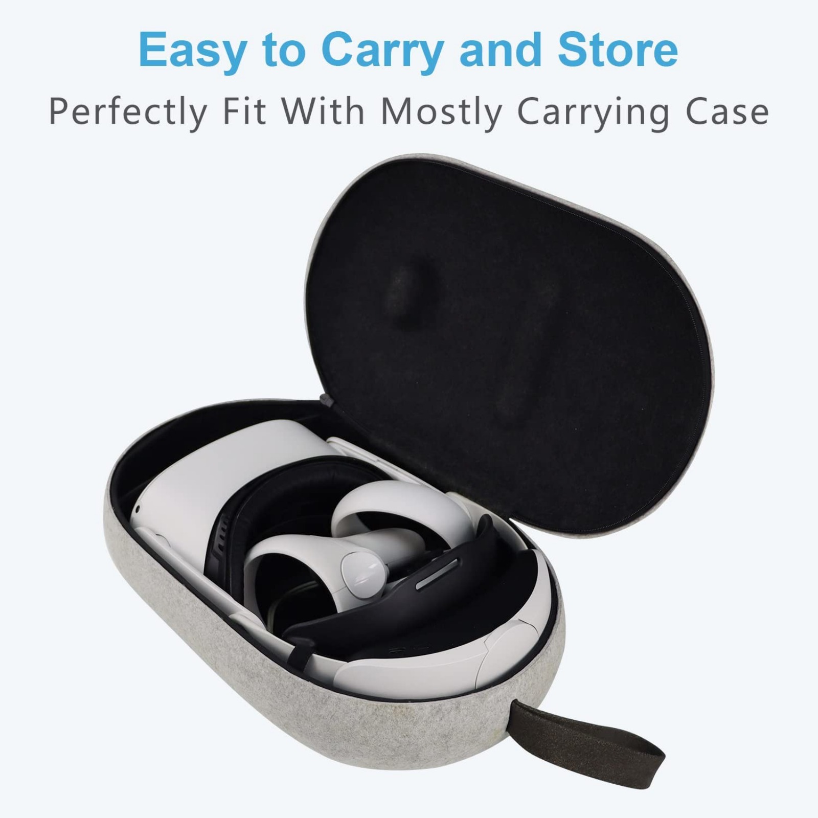 VR Head Strap with 10,000mAh Battery for Meta Quest 2