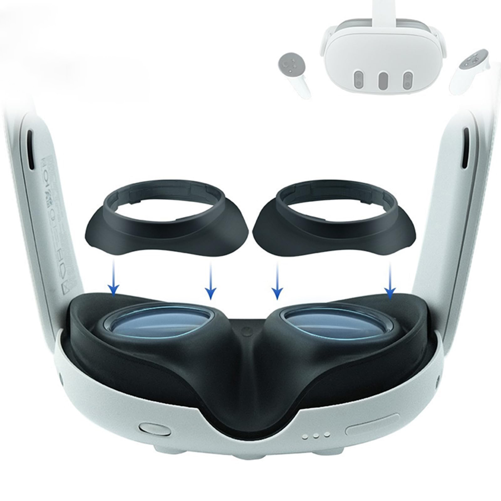 Lens Frame for Meta Quest 3 Anti-Scratch VR Lens Protector