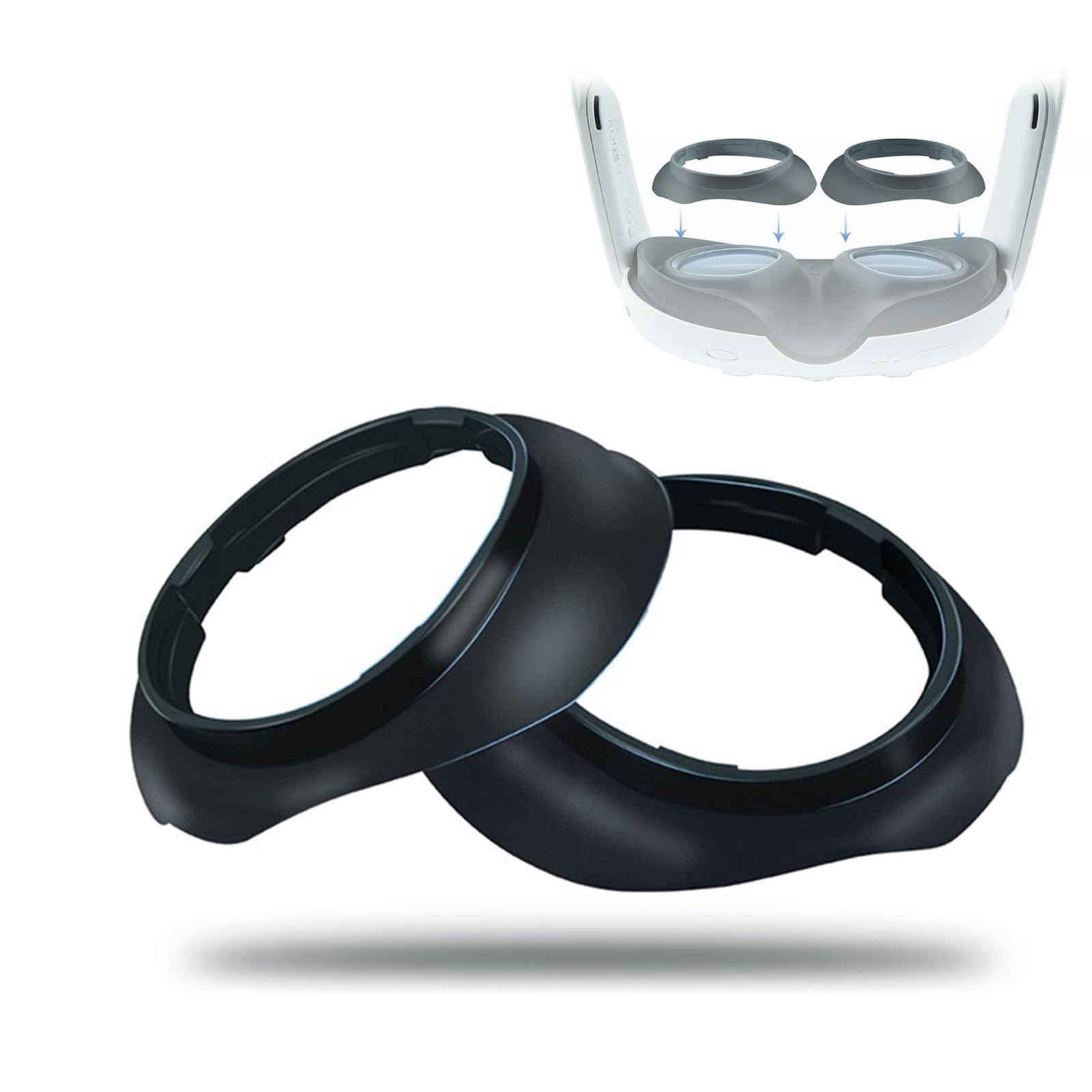Lens Frame for Meta Quest 3 Anti-Scratch VR Lens Protector