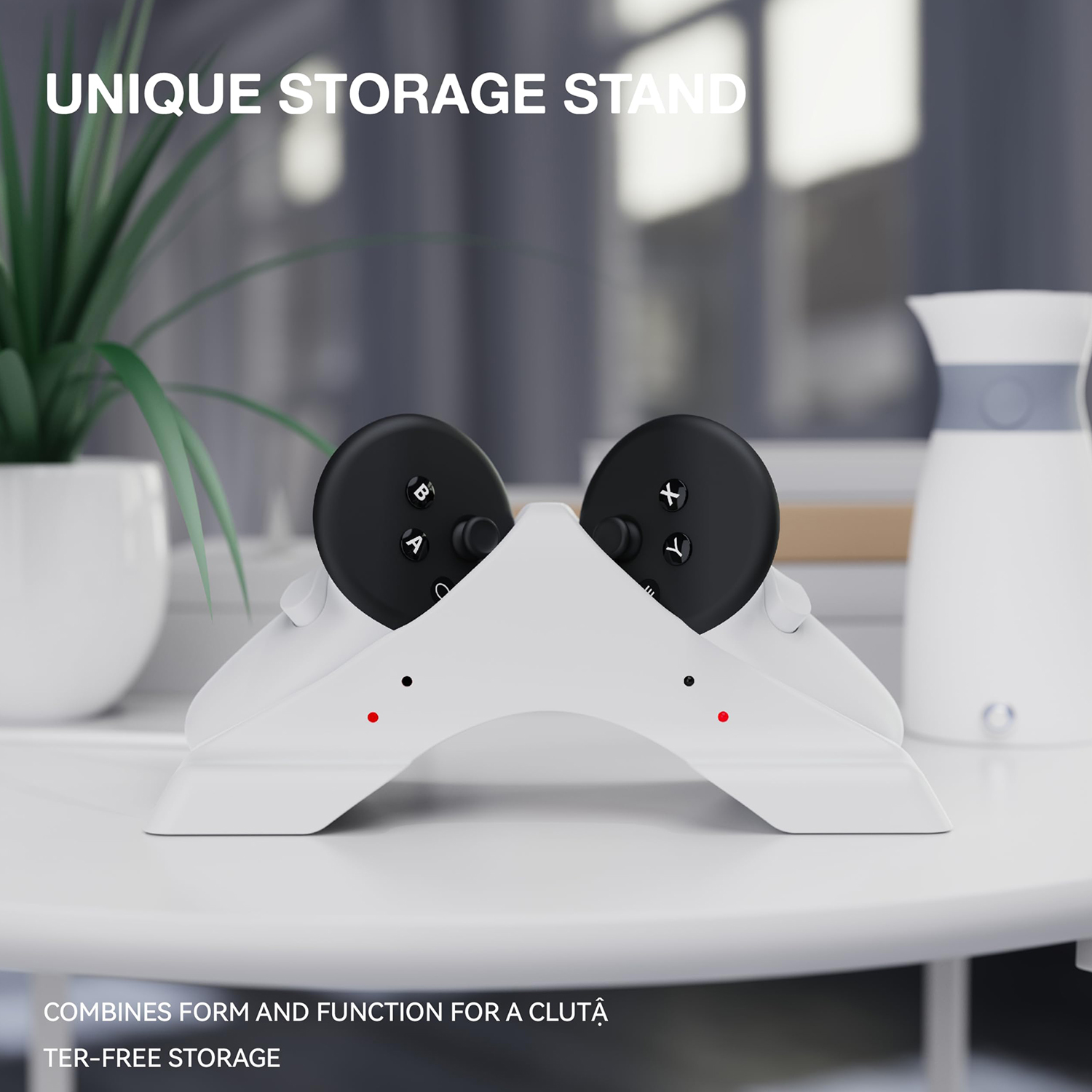 VR Charging Dock for Meta Quest 3 with Dual Controller Charger