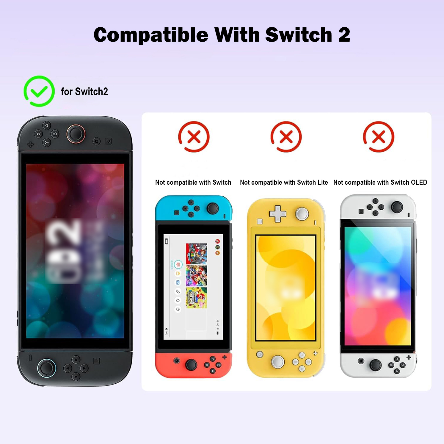 Slim Protective Case for Nintendo Switch 2 Silicone Shockproof Cover