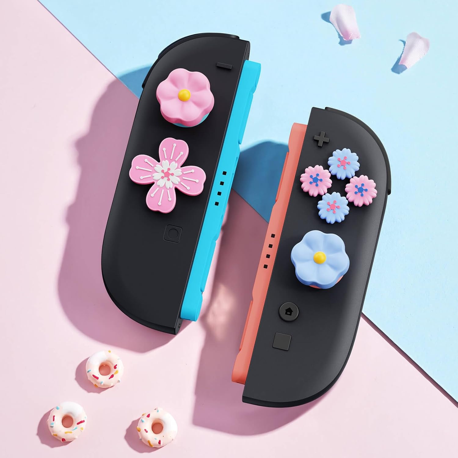 Thumb Grips & Button Caps for Nintendo Switch 2 – Silicone Joystick Covers
