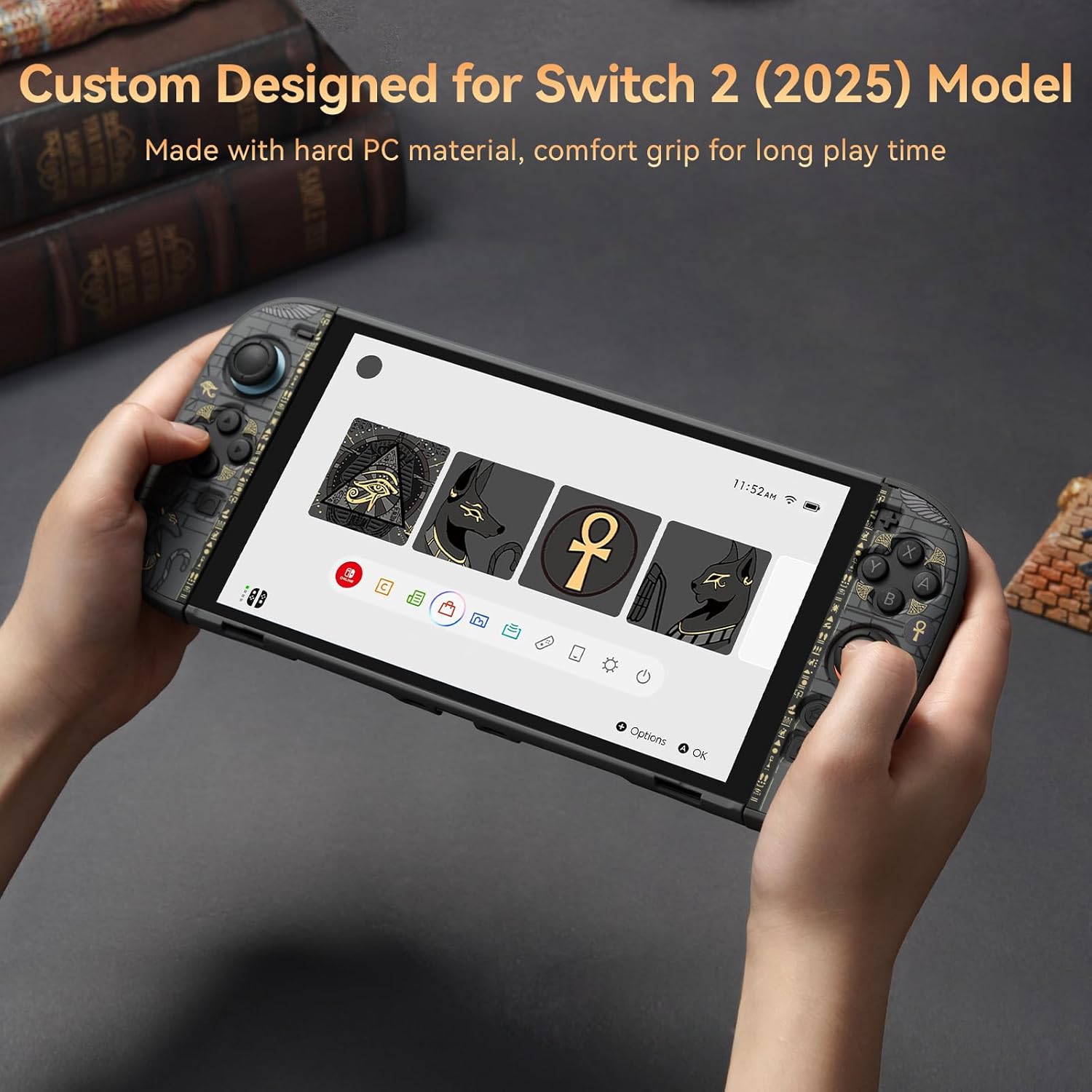 Protective Case for Nintendo Switch 2 Hard PC Slim Dockable Shell