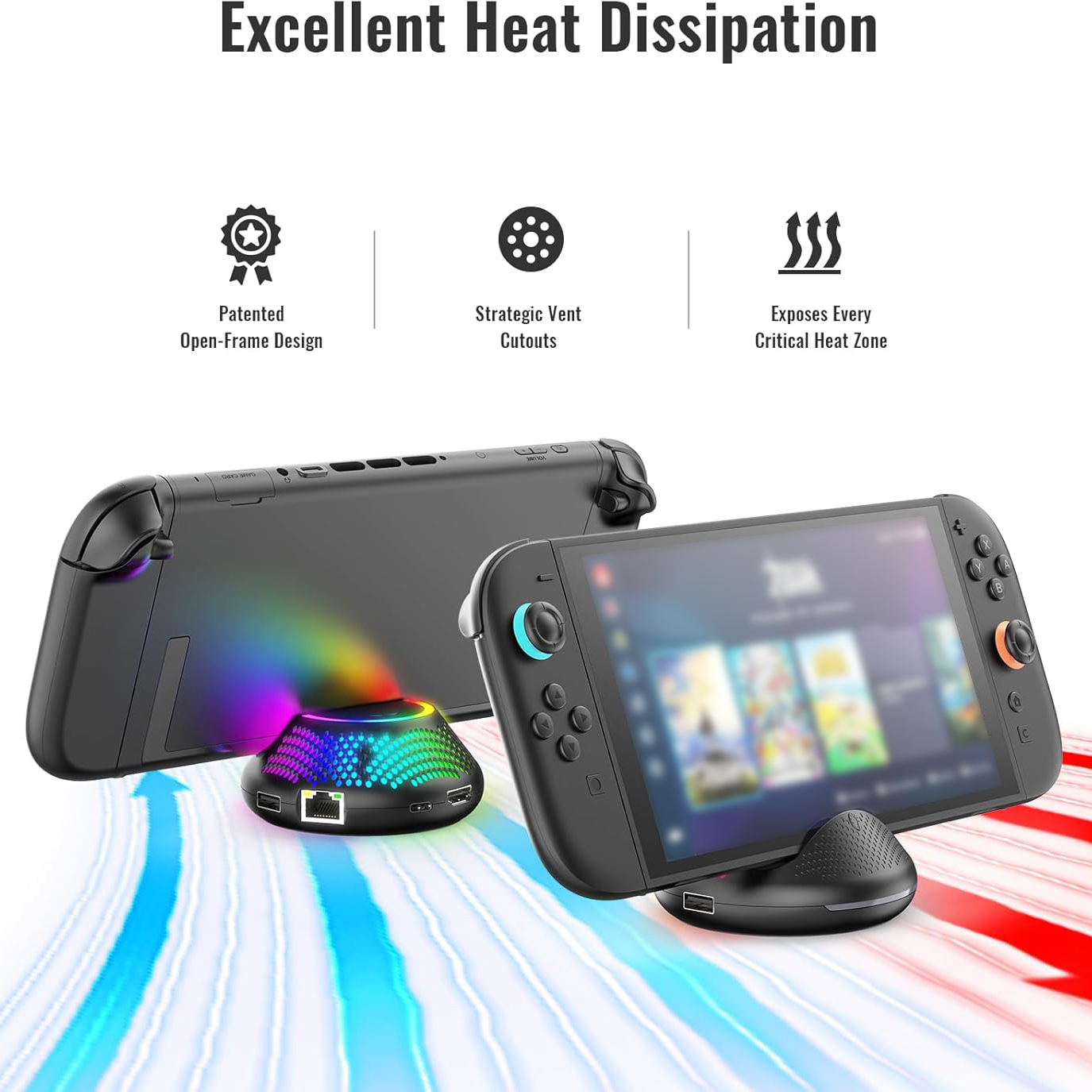 Portable TV Dock for Nintendo Switch 2 with 4K HDMI & Ethernet