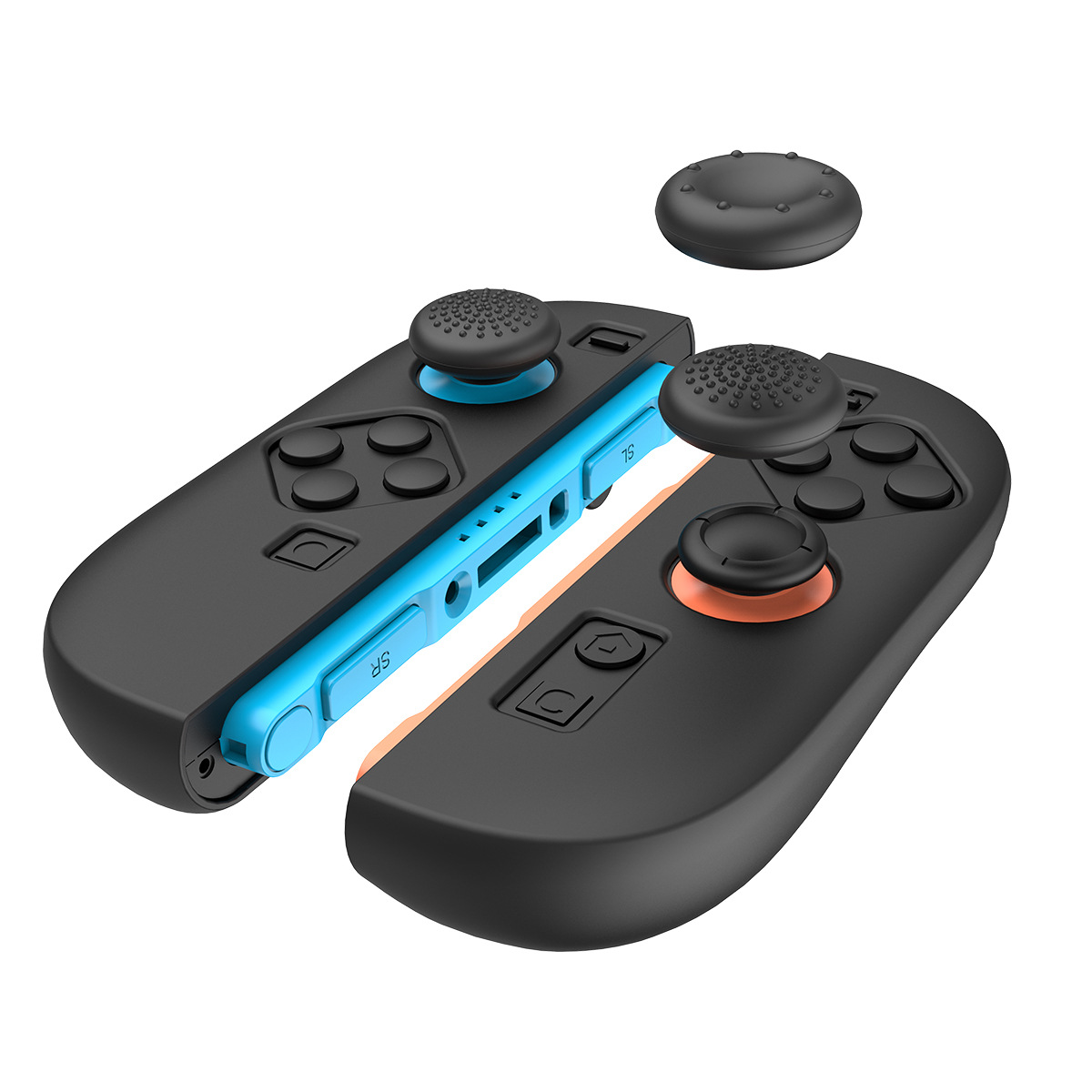 Protective Cover for Switch2 Game Controller with Silicone Thumbstick Caps