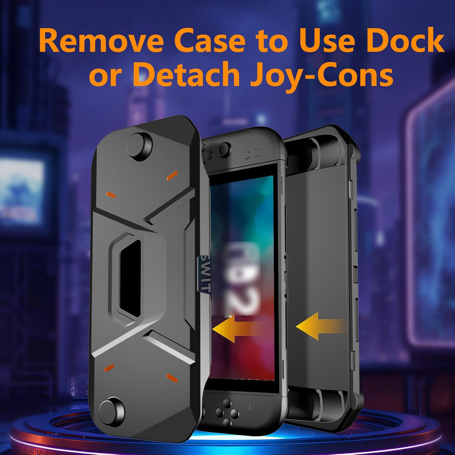 2 in 1 Protective Case for Nintendo Switch2 with TPU Shock Absorption Shell
