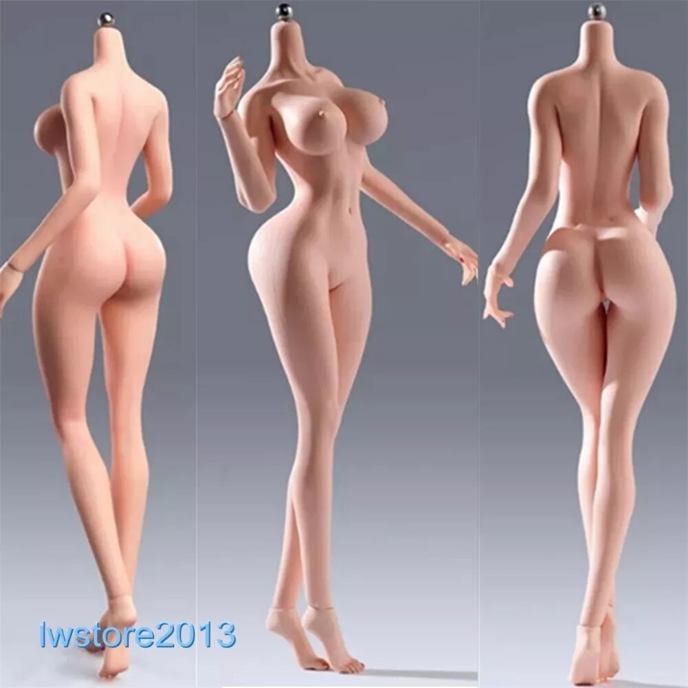 stock YM 1/6 Silicone Flexible 12&Prime; Female Girl Action Figure Body Hands Foot Toy